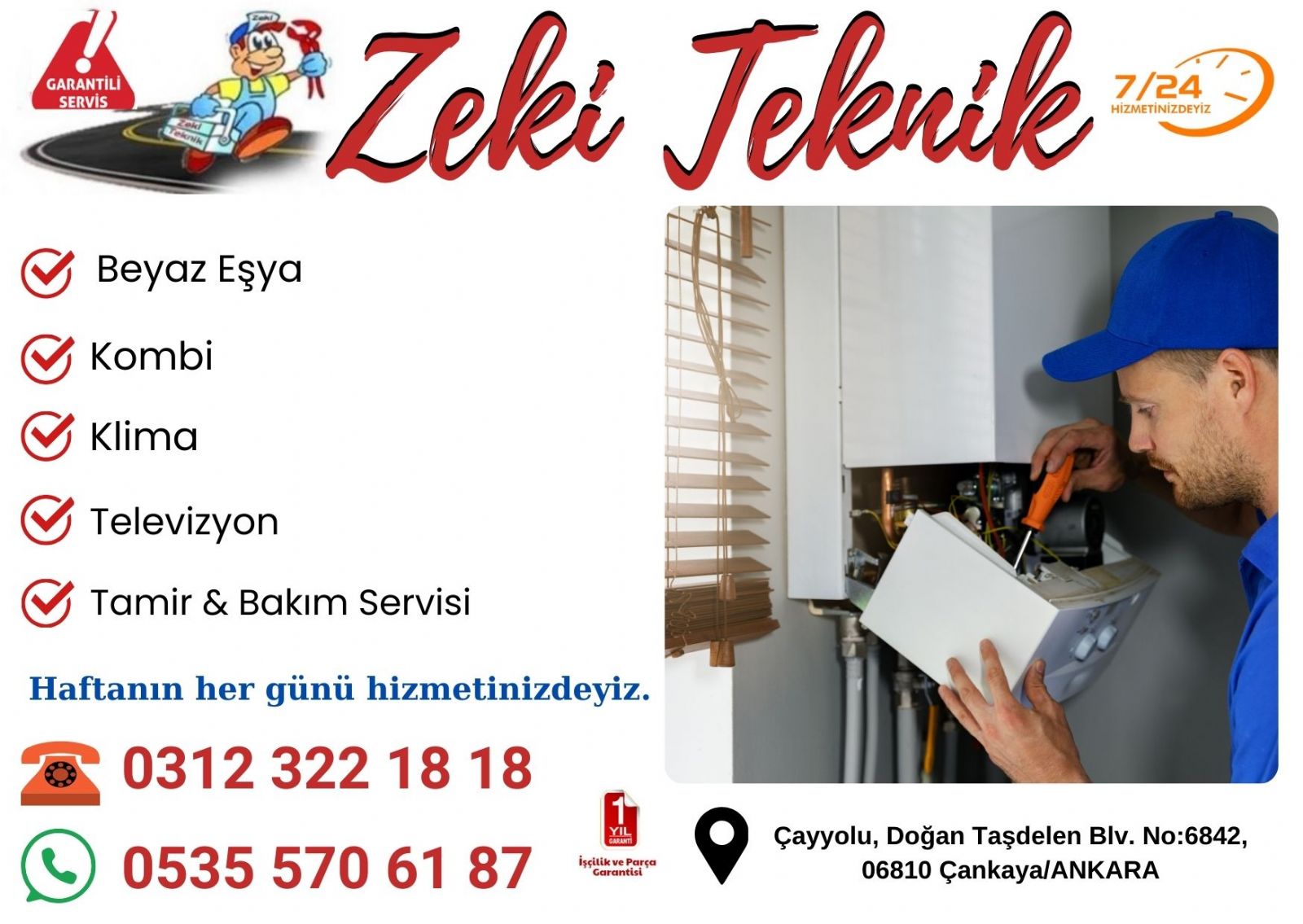 Çayyolu Demirdöküm Servisi